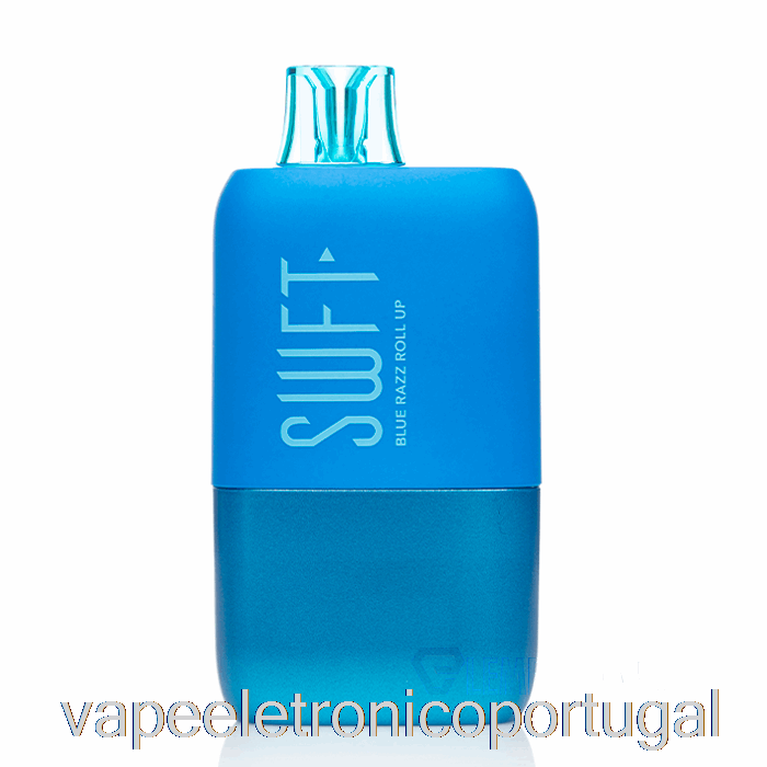 Vape Eletrônico Swft Icon 7500 Display Inteligente Descartável Azul Razz Roll Up